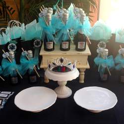 Fabulous 40th - tiffany blue and black