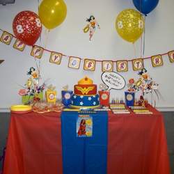 Wonder Woman Gymnastics Party - Wonder Woman