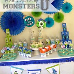 Monsters U {inspired} Birthday Party - None
