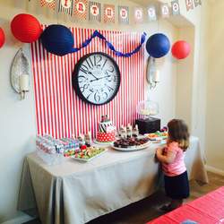 Adam's second birthday - Vintage Train Party