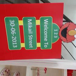 Mikail 3rd Birthday - Elmo!