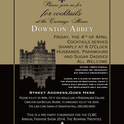 Cocktails at Downton Abbey - Downton Abbey