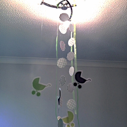 Stella's Baby Shower - Lime Green & Black Stroller Baby Shower