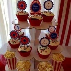 Zach's 1st Birthday  - Stars & Stripes theme 