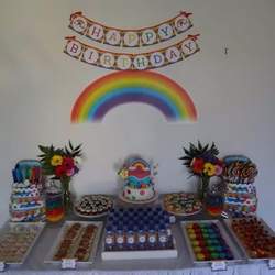 Mia's 2nd birthday - Rainbow