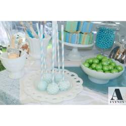 Kats Shabby Chic Graduation - Baby blue and mint 