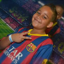 Joel's  9th birthday Party  - FC Barcelona, soccer.