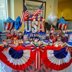 Independence Day Fun - 4th of July / Red, white and blue