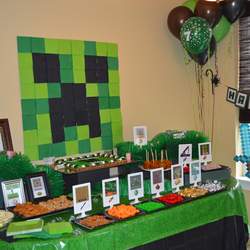 Colin's 7th Minecraft Video Game Party - Minecraft