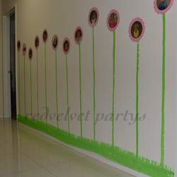 Anvi's First Birthday  - Peach, Mint and Gold