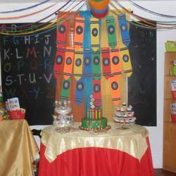 EMIL'S 5TH BIRTHDAY - CRAYONS & ALPHABET