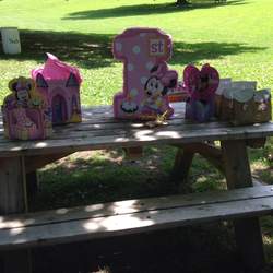 Girls Celebrate their 3rd & 1st - Minnie Mouse