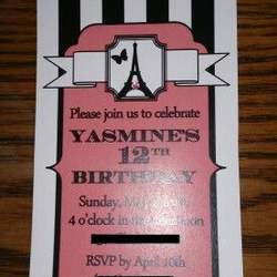 Yasmine's Pretty-In-Pink Parisian Party - Parisian, French