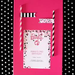 Anika's 2nd Birthday Party - {DIYed}Barbie Themed Birthday Party