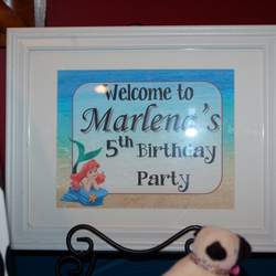 Marlena's 5th Birthday! - The Little Mermaid