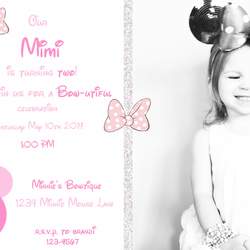 Mimi's 2nd Birthday - Ombre Minnie Mouse