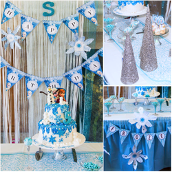 A spectacular FROZEN THEMED fifth Birthday party! - None