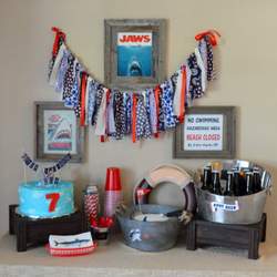 Leo's Jaws Birthday Party - Nautical & Sharks