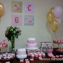 Pink & Gold Monogram Party - Pink & Gold Monogram