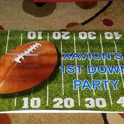 Xavion's First Down Party  - Football