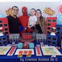 Luca cumplio 4años - Superheroes Spiderman