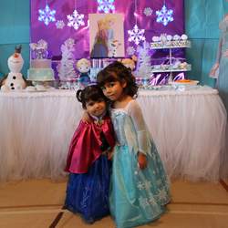 Frozen Theme Joint Birthday Party - Frozen