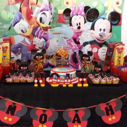 Noah 's 1st Birthday Mickey Mouse Pool Party - Mickey Mouse
