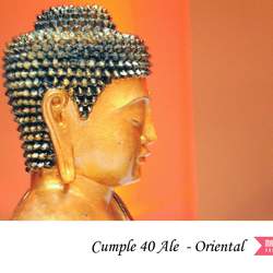 Oriental - Rojo y dorado - 40 años Ale - Oriental