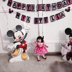 Mia's First Birthday Party - Minnie Mouse