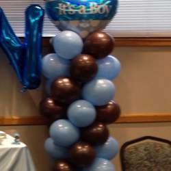 It's a Boy! Jaden Ra'Mone Flowers - Chocolate & Brown