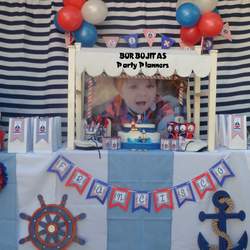 Francisco's First Birthday - Nautical