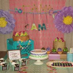 Camp Cami - Cambria's 9th Birthday Party - Camping / Summer Camp