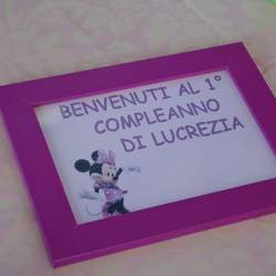 Lucrezia first birthday - Minnie Mouse