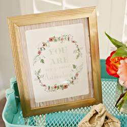 Build Baby a Library Shower - Woodland, floral, and vintage books