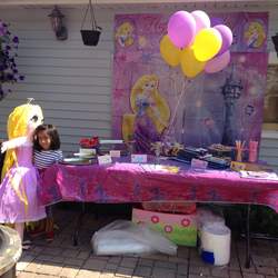 Bella Repunzel paint party - Repunzel 