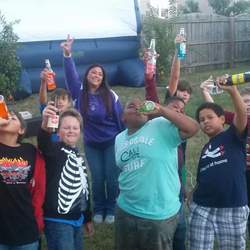 Colin's 12th Birthday Party - Outdoor Movie 