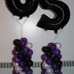Mom's 65th - Purple and Zebra