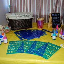 Girly Baby Shower - Yellow, Pink, Grey 