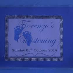 christening - blue animal