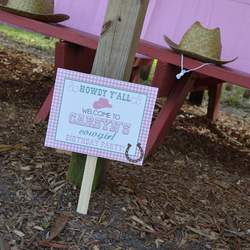 Carsyn's Cowgirl Birthday Party - Cowgirl