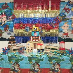 Aiden's  Amazing Jake the Pirate 4th Birthday - Jake and the Neverland Pirates; pirates 