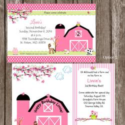 Pink on the Farm birthday - Farm Birthday