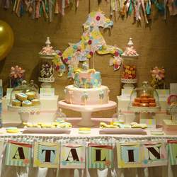 Primer Añito y Bautismo de niña - Carrusel