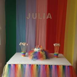 Julia's 2nd Birthday - Rainbow