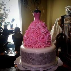 40TH BDAY - BLING PRINCESS CAKE