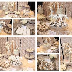 Ivory Wedding Dessert Buffet - None