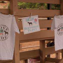 Camille's Horse Themed Birthday Party - Horses, pink, teal, southwestern, ranch, twine, mason jar