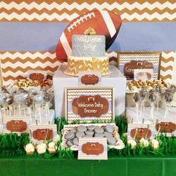 Jason and Katherine's Baby Shower - Football