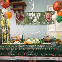 JB's Miami Hurricanes Football Party - Miami Hurricanes