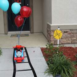 Kaiden is Choo Choo TWO - Thomas the Train